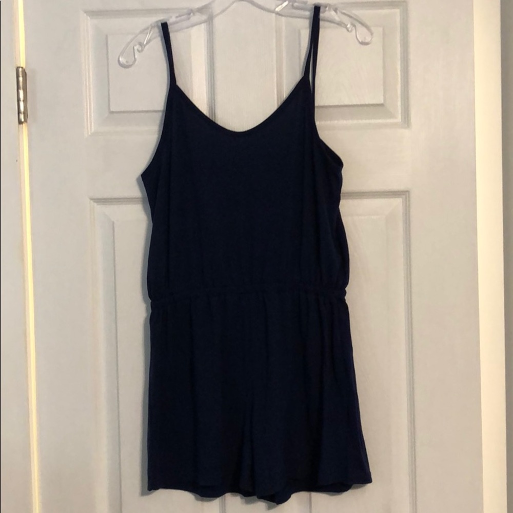 Navy Blue Romper
